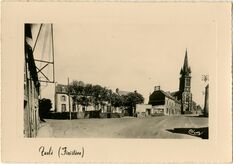 Cartolis Taulé (Finistère) - Le Groupe scolaire et l'Eglise
