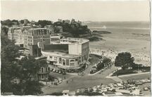 Cartolis Dinard (Ille-et-Vilaine) - Plage de l'Ecluse et l aMalouine